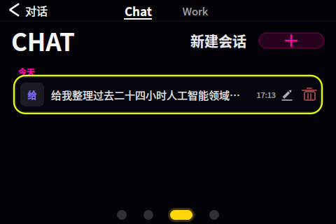 会话列表